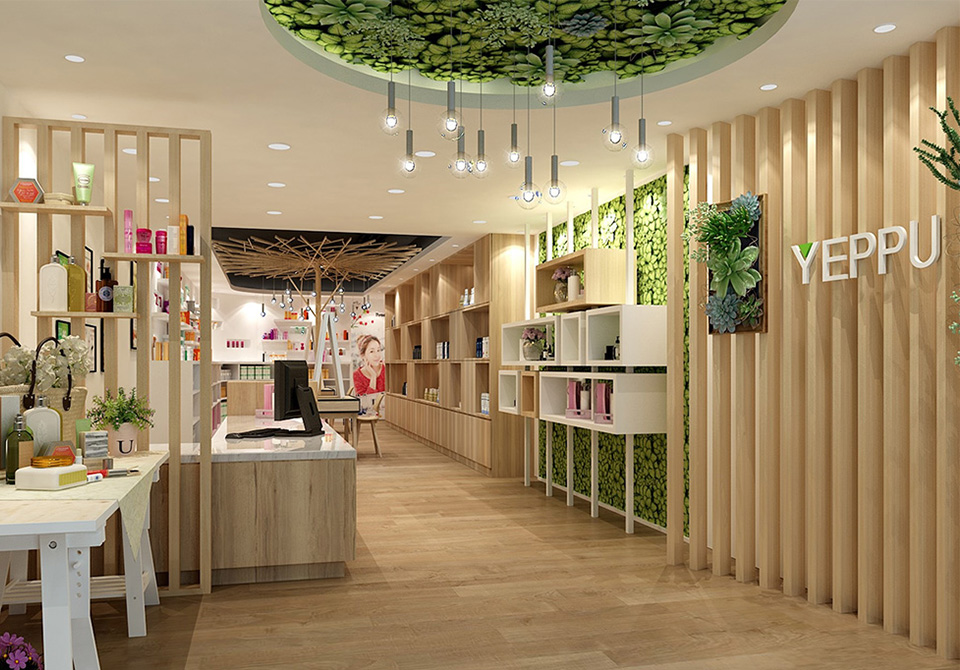 台北市西門町步街 彩妝保養品店