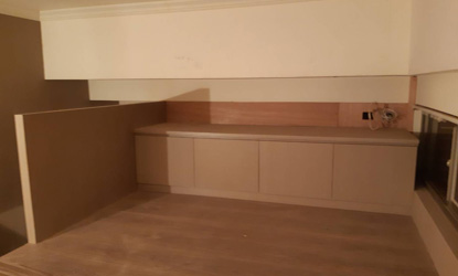 木作隔間,天花板